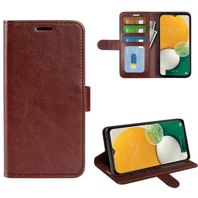 For Samsung Galaxy A14 5G R64 Pattern Single Folded Edge Folio Flip Leather Wallet Phone Case