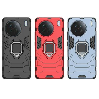 For Vivo X90 Black Panther 2 in 1 Detachable Magnetic Attraction Shockproof with Stand Hard PC + Soft TPU Back Cover Case