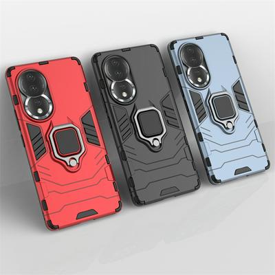 For Honor 80 Black Panther 2 in 1 Detachable Magnetic Attraction Shockproof with Stand Hard PC + Soft TPU Back Cover Case