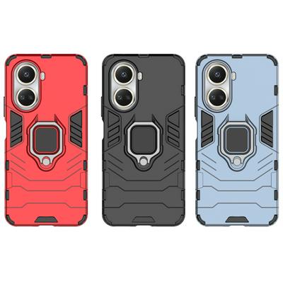 For Huawei Nova 10 SE Black Panther 2 in 1 Detachable Magnetic Attraction Shockproof with Stand Hard PC + Soft TPU Back Cover Case