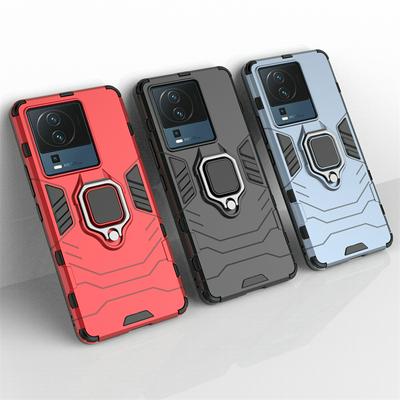 For Vivo iQOO Neo 7SE Black Panther 2 in 1 Detachable Magnetic Attraction Shockproof with Stand Hard PC + Soft TPU Back Cover Case