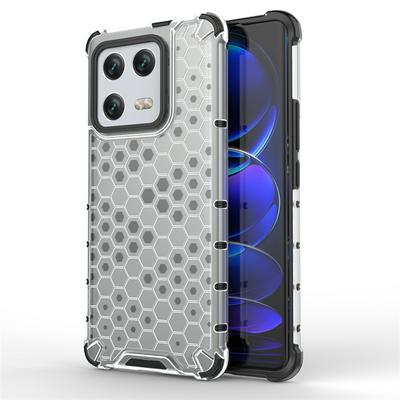 For Xiaomi 13 Pro Honeycomb Textured Well-protected TPU + PC Phone Case Cover