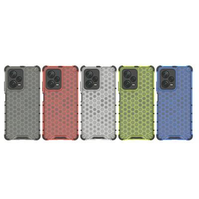 For Xiaomi Redmi Note 12 Pro Honeycomb Textured Well-protected TPU + PC Phone Case Cover