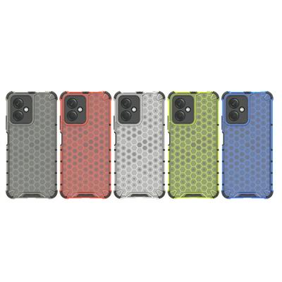 For Xiaomi Redmi Note 12 Honeycomb Textured Well-protected TPU + PC Phone Case Cover