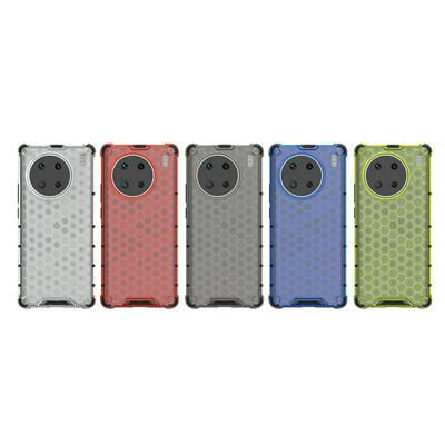 For Vivo X90 Pro Honeycomb Textured Well-protected TPU + PC Phone Case Cover