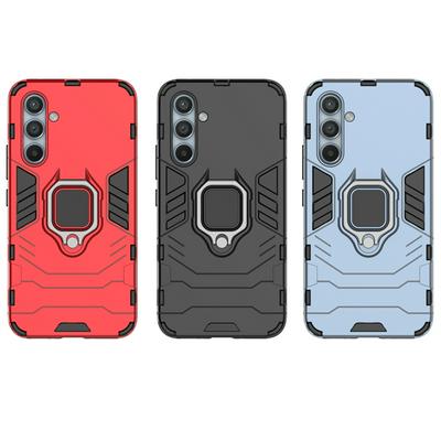 For Samsung Galaxy A54 5G Black Panther 2 in 1 Detachable Magnetic Attraction Shockproof with Stand Hard PC + Soft TPU Back Cover Case