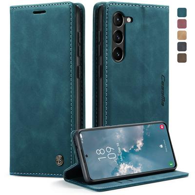 For Samsung Galaxy S23 plus Frosted Skin Feel Flip Leather Case with Card Slot & Stand Function