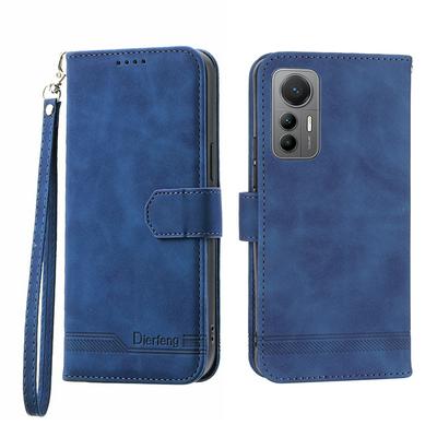 For Xiaomi 12T/12Pro Series Line Terms Strong Magnetic Closure PU Leather + TPU Wallet Case
