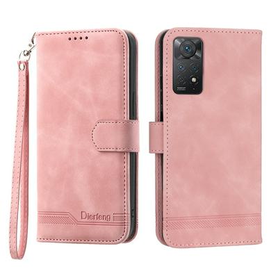 For Xiaomi Redmi Note 11 Pro Series Line Terms Strong Magnetic Closure PU Leather + TPU Wallet Case