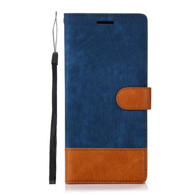 For Redmi note 9T  Retro Splice Scratch-resistant PU Leather Phone Case