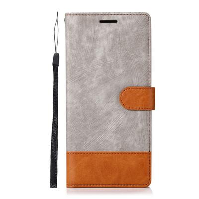 For Redmi note 9 4G  Retro Splice Scratch-resistant PU Leather Phone Case