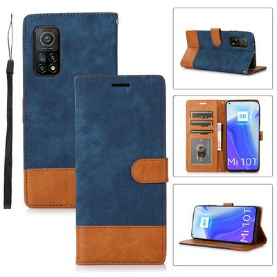 For Xiaomi 10T/10T Pro  Retro Splice Scratch-resistant PU Leather Phone Case