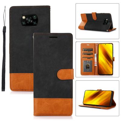 For Xiaomi X3 NFC  Retro Splice Scratch-resistant PU Leather Phone Case