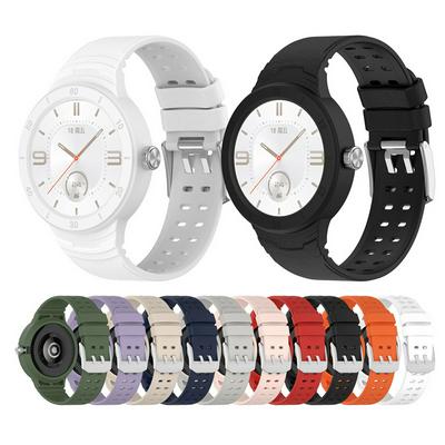 Integrated Watchband For Huawei Watch GT Cyber Durable Belt For Men Women Silicone Watch Strap Rubber Wristband Black Bracelet