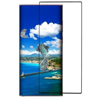 For Samsung Galaxy S23 Ultra 3D Curved Surface Anti-explosion Side Glue Full Coverage HD Clear Tempered Glass Film (Support Fingerprint Unlocking)