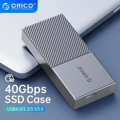 ORICO USB4 NVMe SSD Enclosure 40Gbps PCIe3.0x4 Aluminum M.2 SSD Case Compatible with Thunderbolt 3 4 USB3.2 USB 3.1 3.0 Type-C