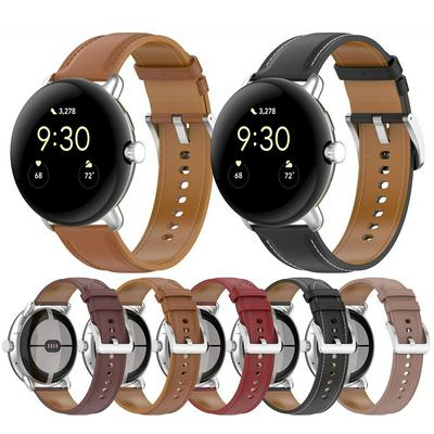 Quick Release Watch Band for Google Pixel Watch Genuine Leather Watch Strap Replacement Part 