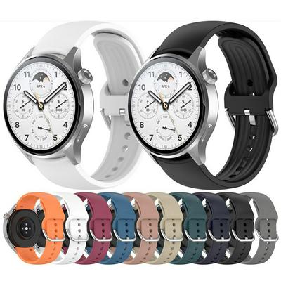 22mm Silicone Strap For Xiaomi Watch S2 S1 Active Breathable Watchbands For Mi Watch Color sports S1 pro Correa Sport Bracelet