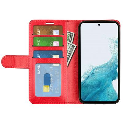For Samsung Galaxy A54 R64 Pattern Single Folded Edge Folio Flip Leather Wallet Phone Case