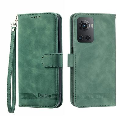 For OnePlus Nord CE 2 Lite 5G Series Line Terms Strong Magnetic Closure PU Leather + TPU Wallet Case