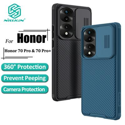 NILLKIN CamShield Pro for Huawei Honor 70 Pro PC+TPU Hybrid Phone Cover Drop-proof Case with Camera Slide Lidid