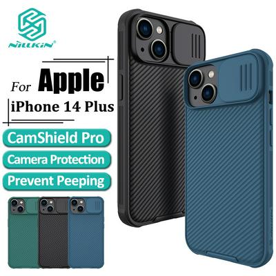 Nillkin CamShield Pro Case For iPhone 14 Plus Camera Slider Protection luxury TPU + PC Shockproof Back Phone Cover