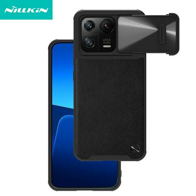 Nillkin Luxury CamShield Leather S Casing For Xiaomi 13 Shockproof Phone Cover Slide Camera Protection PU Leather+PC + TPU Phone Case 