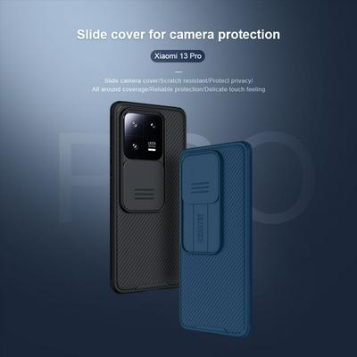 NILLKIN CamShield Pro for Xiaomi 13 Pro PC+TPU Hybrid Phone Cover Drop-proof Case with Camera Slide Lid