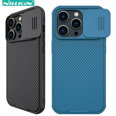 NILLKIN CamShield Pro for iPhone 13 Pro Max PC+TPU Hybrid Phone Cover Drop-proof Case with Camera Slide Lid