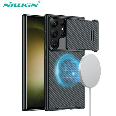 For Samsung Galaxy S23 Ultra Magsafe Case NILLKIN CamShield S Magnetic Case With Slide Lens Protection For Samsung S23 Ultra
