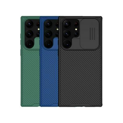 NILLKIN CamShield Pro for Samsung Galaxy S23 Ultra PC+TPU Hybrid Phone Cover Drop-proof Case with Camera Slide Lidid