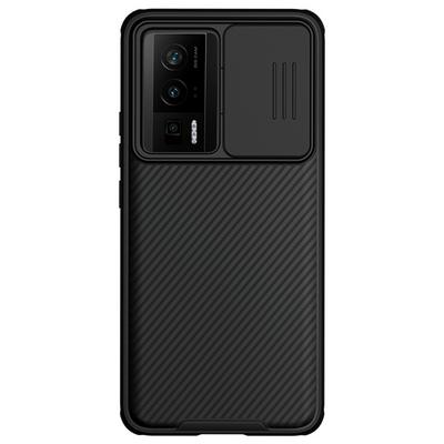 NILLKIN CamShield Pro for Xiaomi Redmi K60/K60 Pro PC+TPU Hybrid Phone Cover Drop-proof Case with Camera Slide Lidid