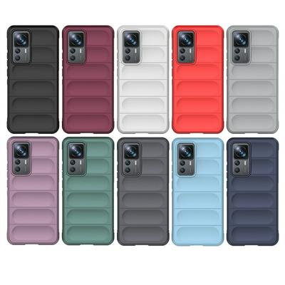 For Xiaomi 12T Pro Anti-drop Rugged Cell Phone Case Shockproof TPU Back Cover Protector