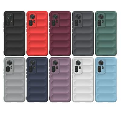 For Xiaomi 12T Anti-drop Rugged Cell Phone Case Shockproof TPU Back Cover Protector
