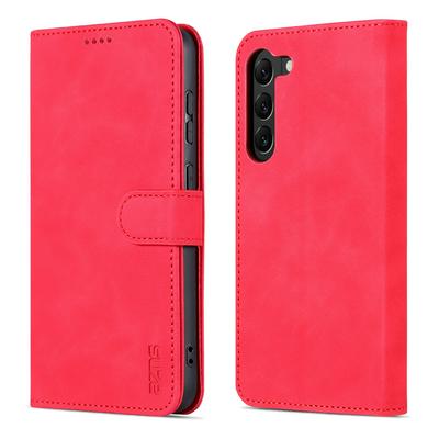 For Samsung Galaxy S23 Aishang Series Magnetic Buckle Clamshell Type Wallet Leather Case