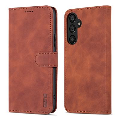 For Samsung Galaxy A34 Aishang Series Magnetic Buckle Clamshell Type Wallet Leather Case