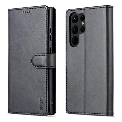 For Samsung Galaxy S23 Ultra Aishang Series Magnetic Buckle Clamshell Type Wallet Leather Case