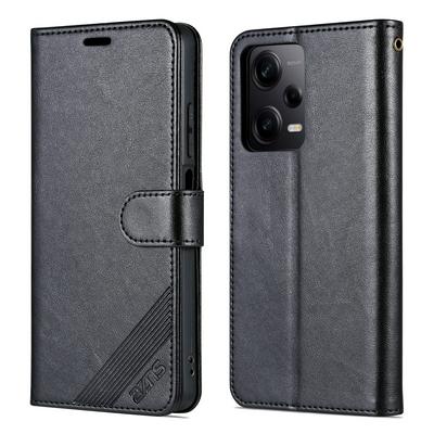 AZNS For Xiaomi redmi note 12 Pro plus Wallet Phone Case Shockproof PU Leather Cover Anti-Scratch Phone Case with Stand
