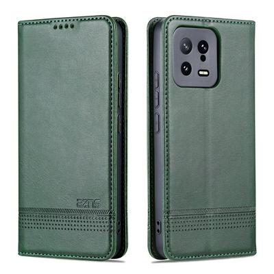 For Xiaomi 13 Pro Ox Pattern Shock-Absorption Side Flip Magnetic Attraction PU Leather + Soft TPU with Card Slots and Stand Wallet Case