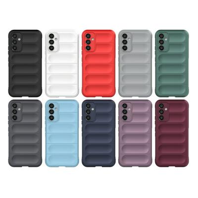 For Samsung Galaxy M34 5G Anti-drop Rugged Cell Phone Case Shockproof TPU Back Cover Protector