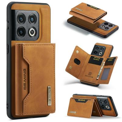DG.MING M2 Series Detachable 2-in-1 Wallet Kickstand Design Leather Coated Hybrid Case for Oneplus 10 Pro