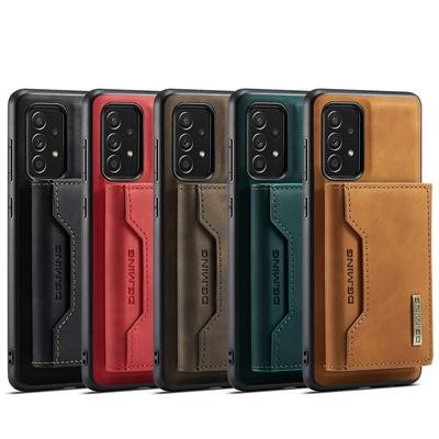 DG.MING M2 Series Detachable 2-in-1 Wallet Kickstand Design Leather Coated Hybrid Case for Samsung Galaxy A52 5G