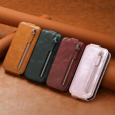 For IPhone 14 Pro PU Leather Phone Case Vertical Flip Phone Stand Cover with Wallet