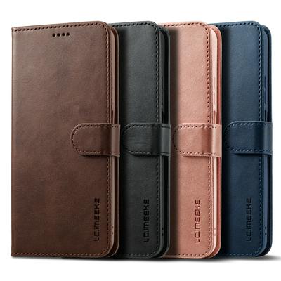 For OPPO A17 Magnetic Button Calf Pattern PU Leather + TPU Wallet Phone Case