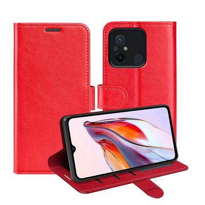 For Xiaomi Redmi Redmi 12C R64 Pattern Single Folded Edge Folio Flip Leather Wallet Phone Case