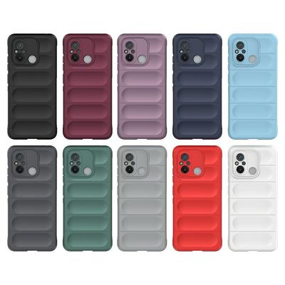 For Xiaomi Redmi 12C Anti-drop Rugged Cell Phone Case Shockproof TPU Back Cover Protector