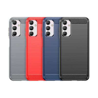 For Samsung Galaxy M14 5G Case Bumper Anti-knock Silicon Carbon Fiber Back Cover For Samsung M14 5G Case For Samsung M14 5G Case