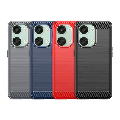 For OnePlus Nord 3 5G Carbon Fiber Drawing Series Scratch Resistant Shock Absorption Soft TPU Back Cover Case