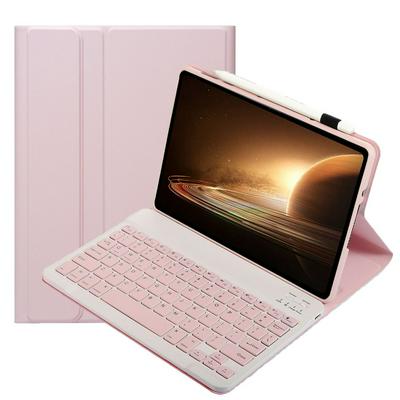 OP13 For Oppo Pad 2 Soft Tablet Case with Bluetooth Keyboard Stand Leather Cover