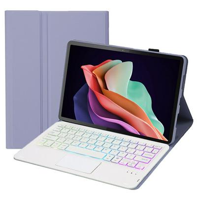 AHW13-AS For Huawei Matepad 11 2023 Sheep grain TPU case with touch three color backlight detachable Bluetooth keyboard leather case